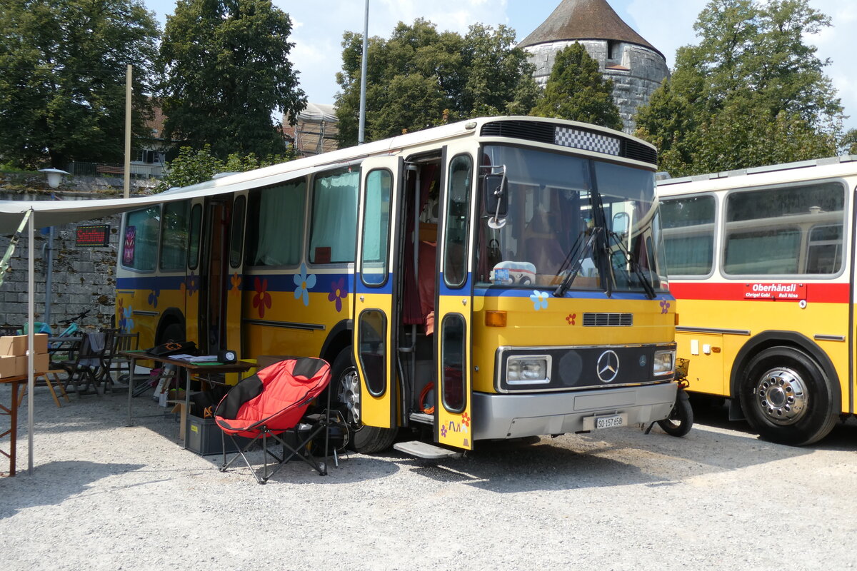 (278'967) - Schoch, Solothurn - SO 156'658 - Mercedes/T�scher (ex Reinhart, Selzach; ex Gessinger, Bad Ragaz) am 16. August 2025 in Solothurn, Baseltor