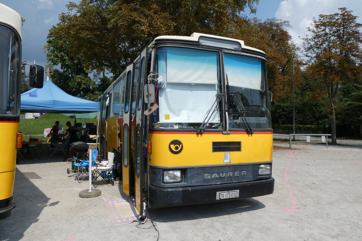 (278'983) - Sch�r, Ettenhausen - TG 175'032 - Saurer/R&J (ex Zimmermann, Kerns; ex Amstein, Willisau) am 16. August 2025 in Solothurn, Baseltor