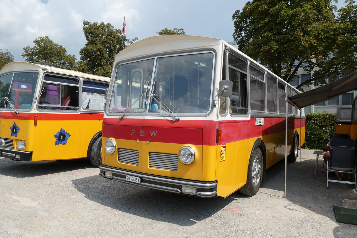 (278'993) - Tr�b, Oberrieden - Nr. 12/ZH 69'651 - FBW/R&J (ex Ryffel, Uster Nr. 12) am 16. August 2025 in Solothurn, Baseltor