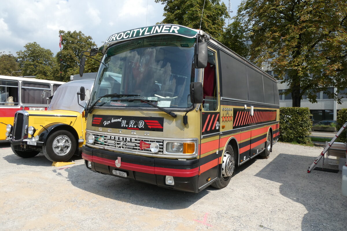 (278'995) - Dasen, Bischofszell - TG 8821 - Setra (ex Reichlin, Goldau) am 16. August 2025 in Solothurn, Baseltor