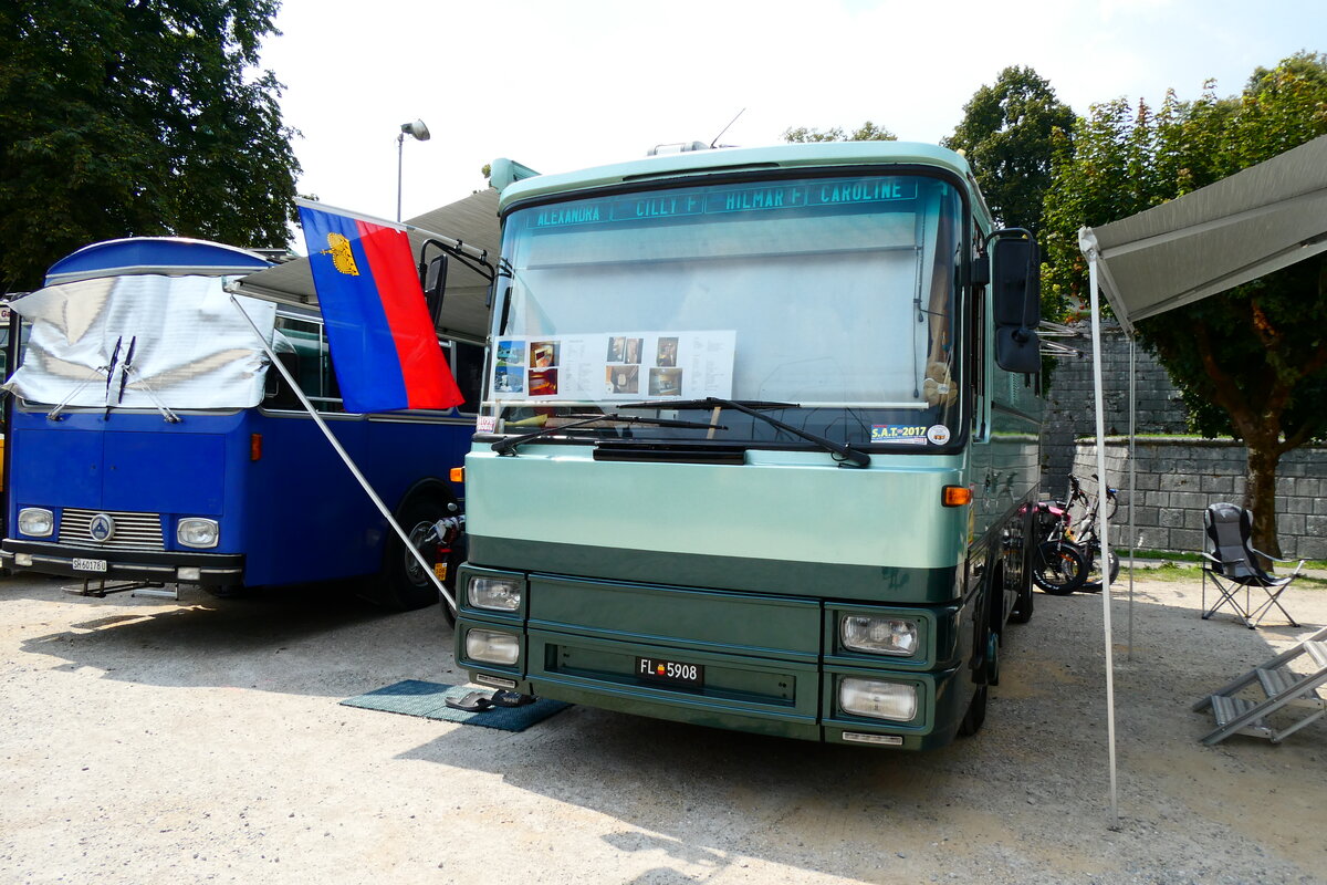 (279'043) - Aus Liechtenstein: Marxer, Schaan - FL 5908 - Magirus-Deutz am 16. August 2025 in Solothurn, Baseltor