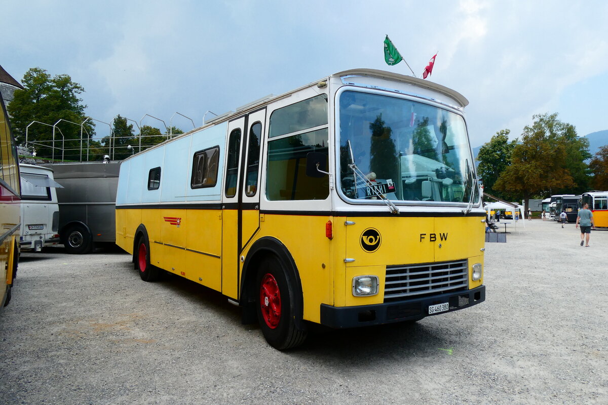 (279'081) - Wucher, Rieden - SG 460'380 - FBW/Hess (ex Sch�r, Ettenhausen; ex Fehlmann, Brittnau; ex Landolt, Langenthal; ex P 24'174) am 16. August 2025 in Solothurn, Baseltor 