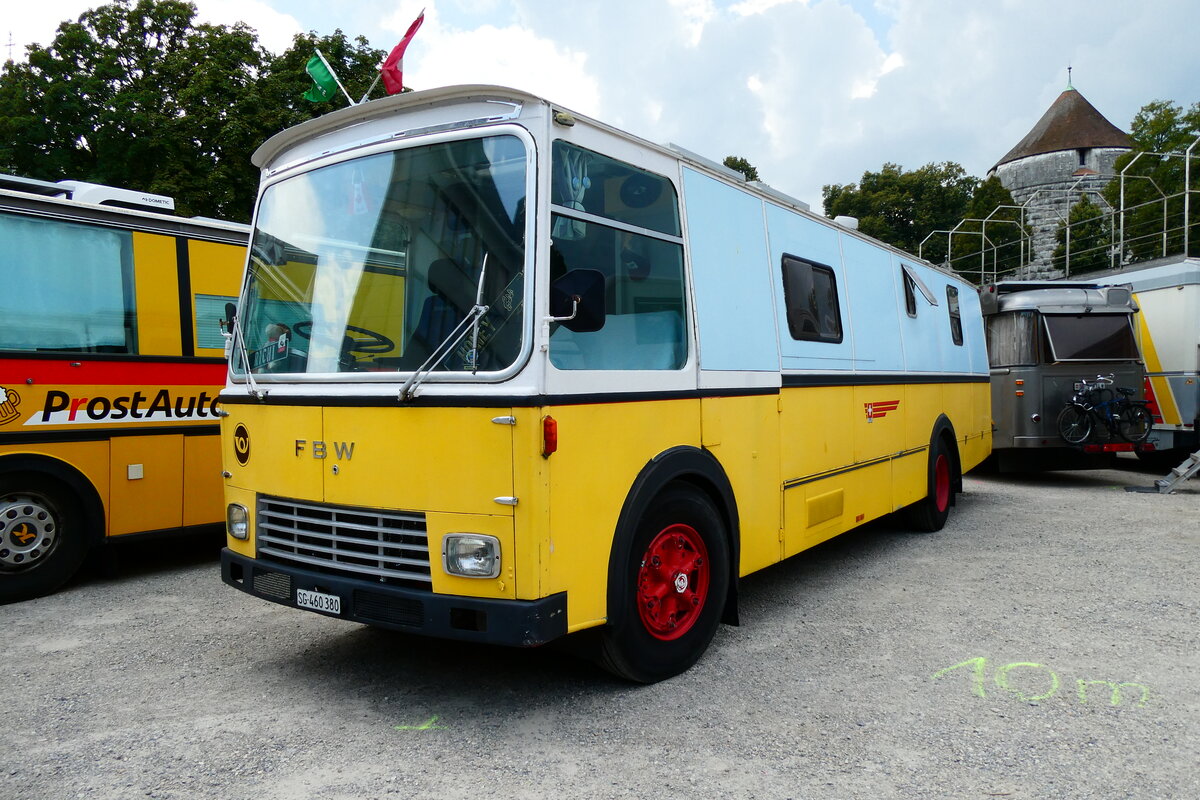 (279'082) - Wucher, Rieden - SG 460'380 - FBW/Hess (ex Sch�r, Ettenhausen; ex Fehlmann, Brittnau; ex Landolt, Langenthal; ex P 24'174) am 16. August 2025 in Solothurn, Baseltor