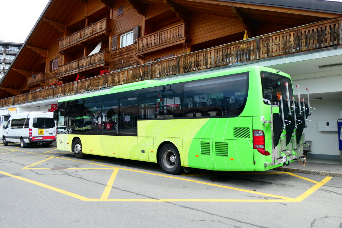 (279'155) - TPC Aigle - Nr. 26/VD 1009 - Setra (ex Vol�nbusz, H-Budapest) am 17. August 2025 beim Bahnhof Villars-sur-Ollon