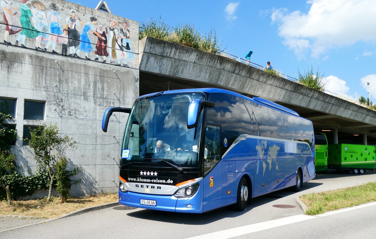 (279'183) - Aus Deutschland: Klemm, Ebermannstadt - FO-OK 66 - Setra am 17. August 2025 in Avry-devant-Pont, Autobahnrastst�tte 