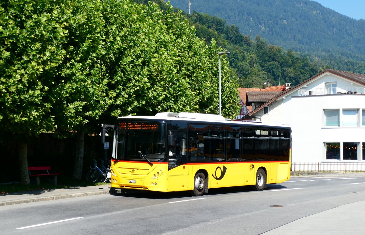 (279'204) - PostAuto Zentralschweiz - Nr. 508/OW 12'275/PID 10'536 - Volvo (ex Nr. 12; ex Dillier, Sarnen Nr. 12) am 19. August 2025 beim Bahnhof Sarnen