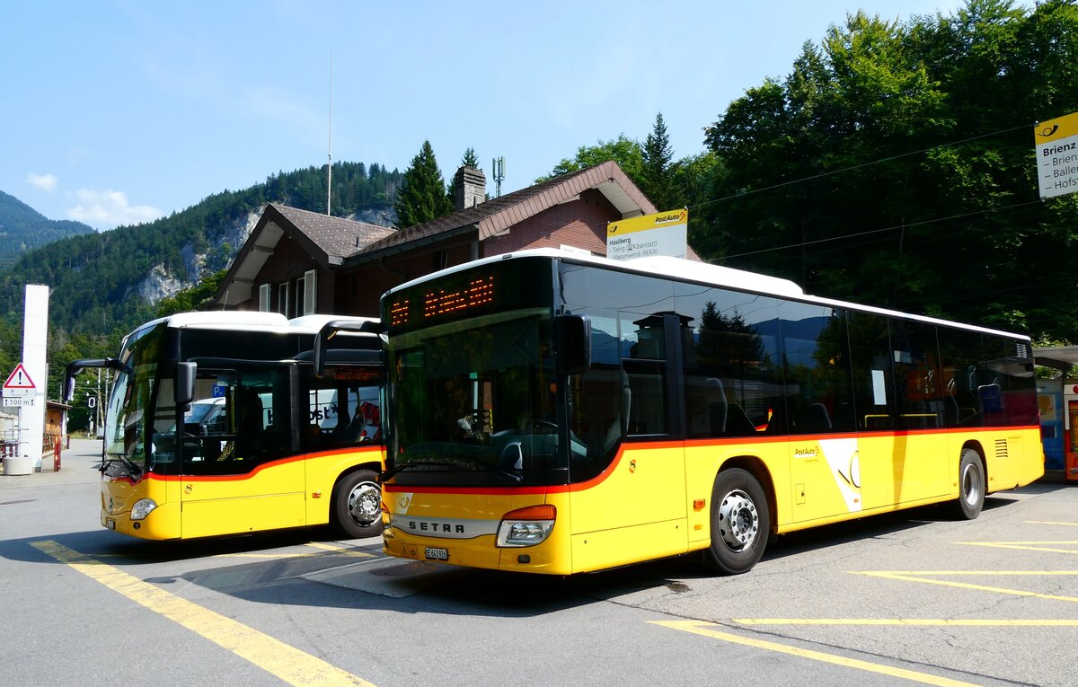 (279'229) - Fl�ck, Brienz - Nr. 8/BE 643'926/PID 5682 - Setra am 19. August 2025 auf dem Br�nigpass