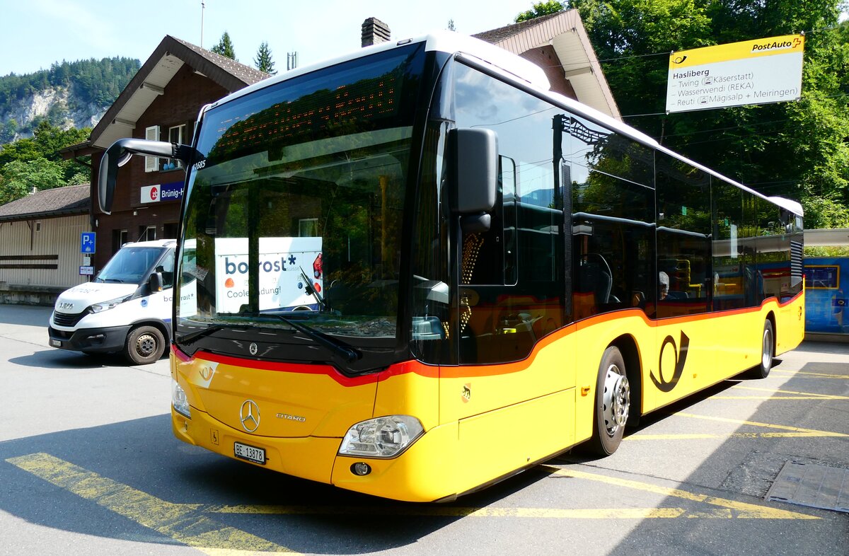 (279'230) - Fl�ck, Brienz - Nr. 10/BE 13'878/PID 11'685 - Mercedes (ex PostAuto Bern) am 19. August 2025 auf dem Br�nigpass