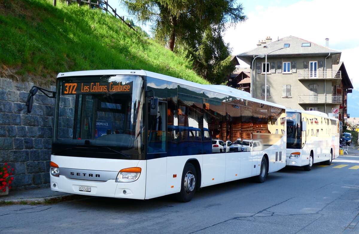 (279'321) - Theytaz, Sion - VS 574'887 - Setra (ex R�ttgen, D-Untersteinach) am 23. August 2025 in H�r�mence