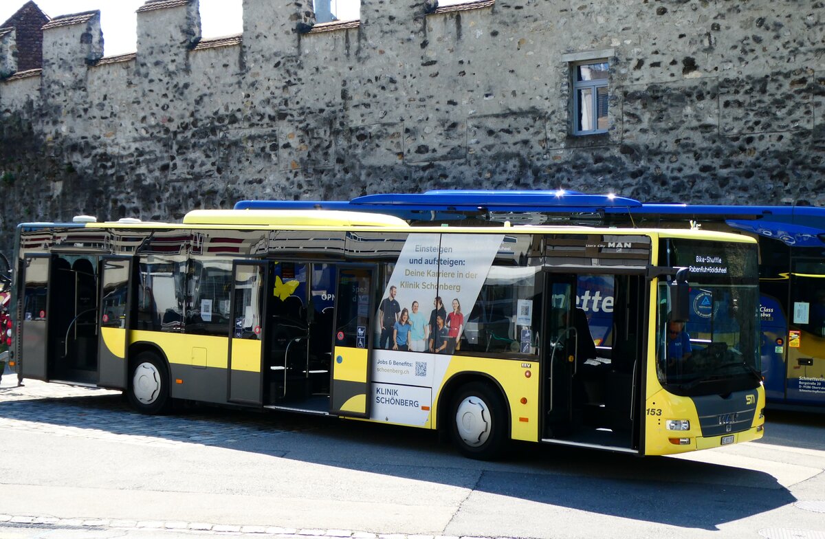 (279'337) - STI Thun - Nr. 153/BE 801'153 - MAN am 24. August 2025 in Thun, Berntorplatz