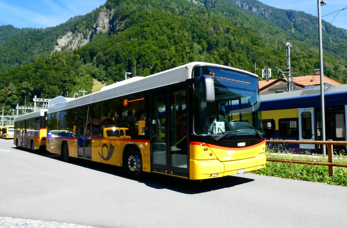 (279'345) - PostAuto Bern - BE 669'359/PID 10'147 - Hess (ex Nr. 6; ex Klopfstein, Laupen Nr. 6) am 25. August 2025 beim Bahnhof Zweil�tschinen 