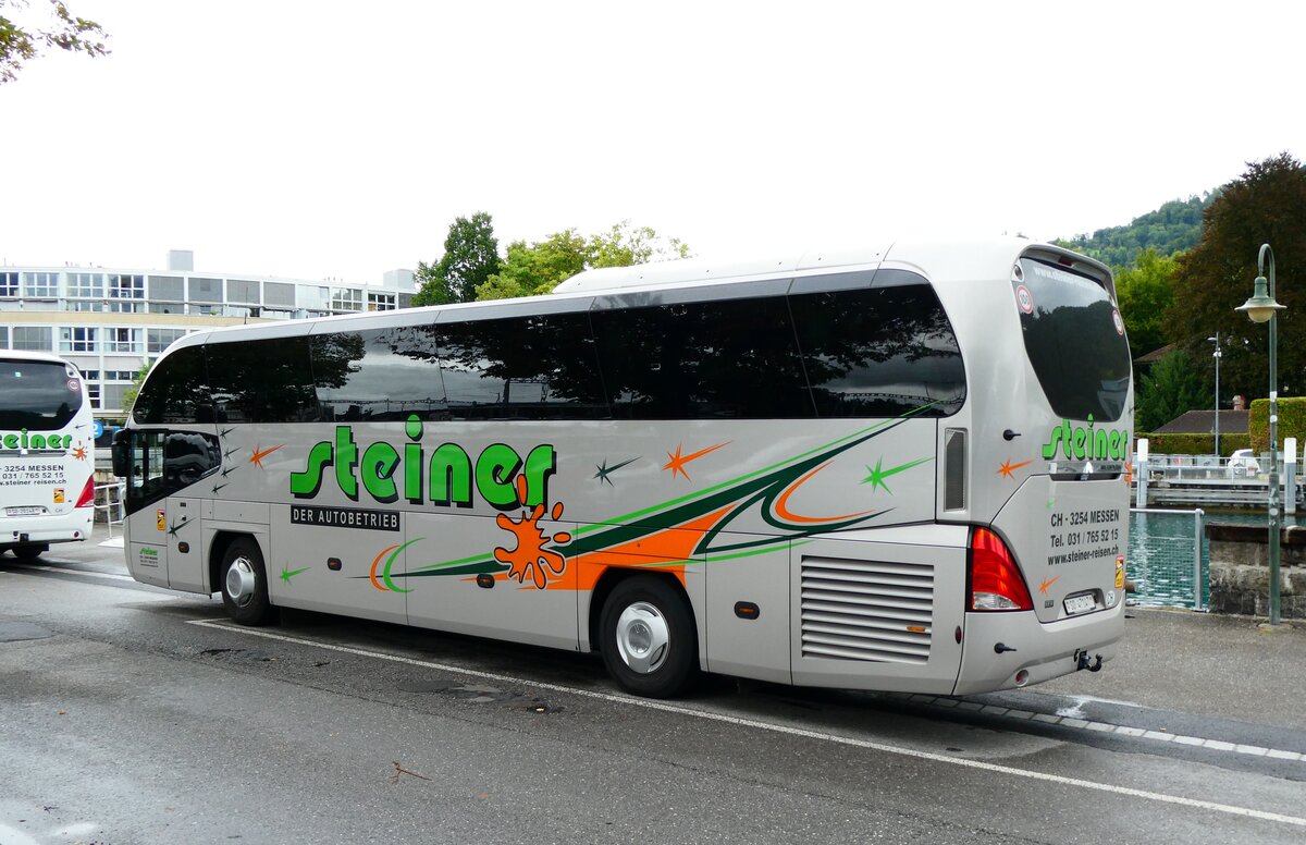 (279'503) - Steiner, Messen - SO 47'147 - Neoplan am 28. August 2025 bei der Schiffl�ndte Thun
