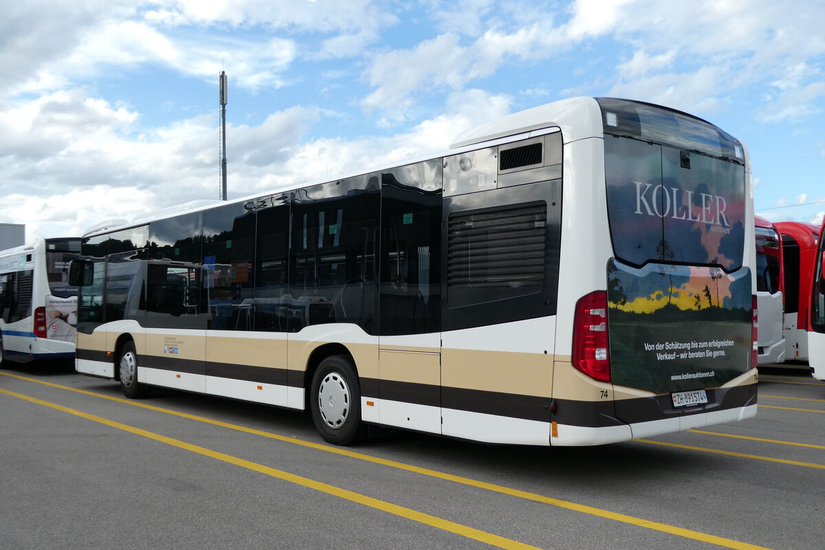 (279'577) - AZZK Zollikon - Nr. 74/ZH 891'574 - Mercedes am 29. August 2025 in Winterthur, Daimler Buses