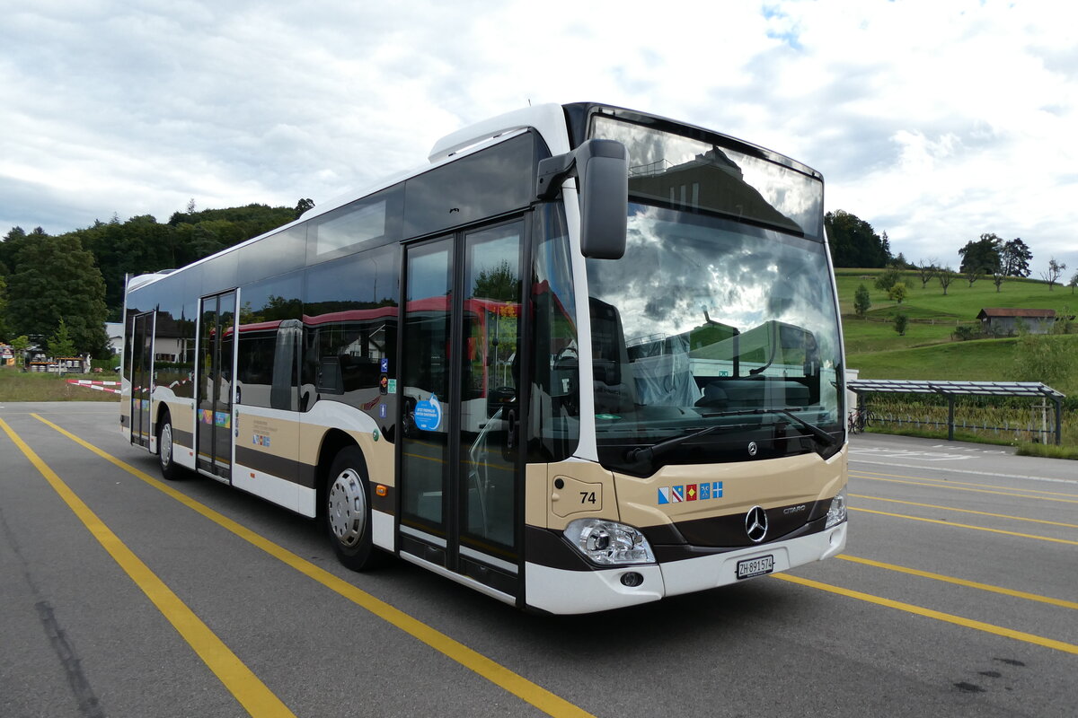 (279'579) - AZZK Zollikon - Nr. 74/ZH 891'574 - Mercedes am 29. August 2025 in Winterthur, Daimler Buses