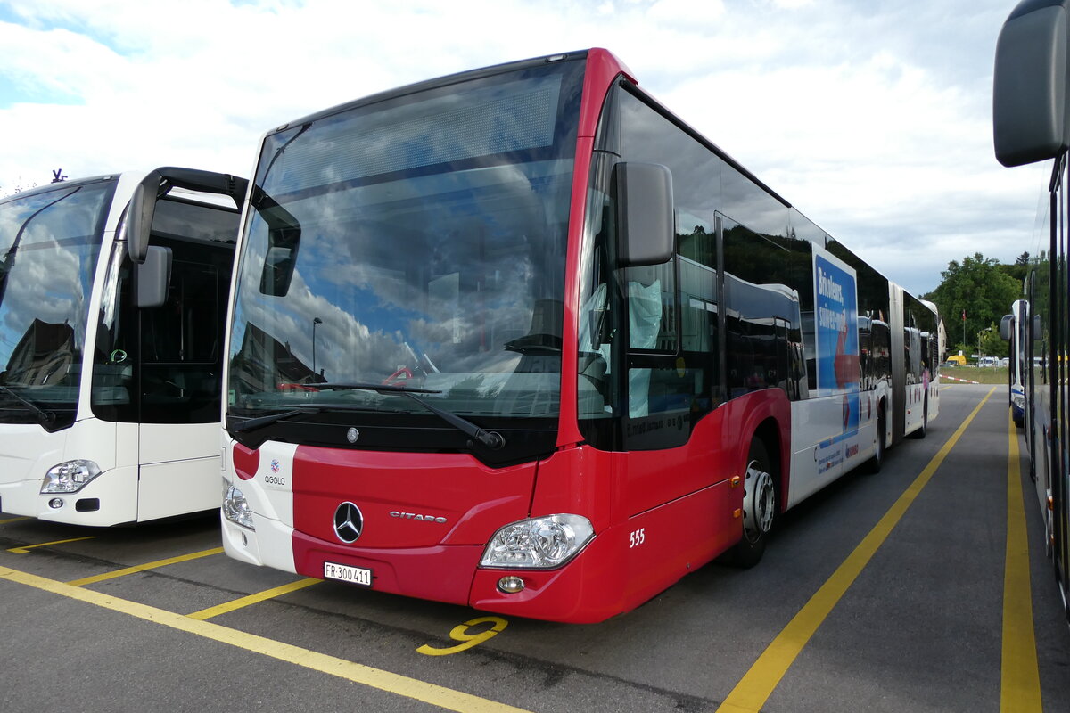 (279'593) - TPF Fribourg - Nr. 555/FR 300'411 - Mercedes am 29. August 2025 in Winterthur, Daimler Buses