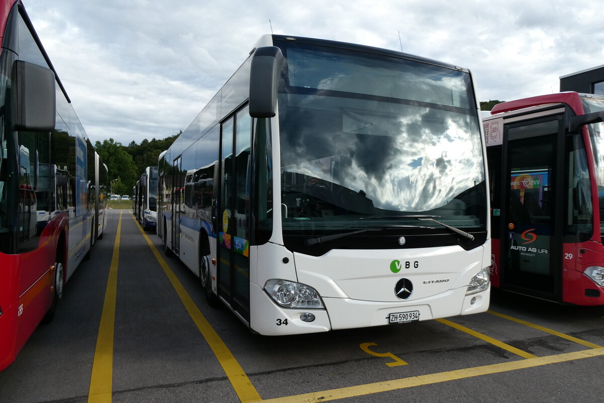 (279'594) - Maag, Kloten - Nr. 34/ZH 590'934 - Mercedes am 29. August 2025 in Winterthur, Daimler Buses