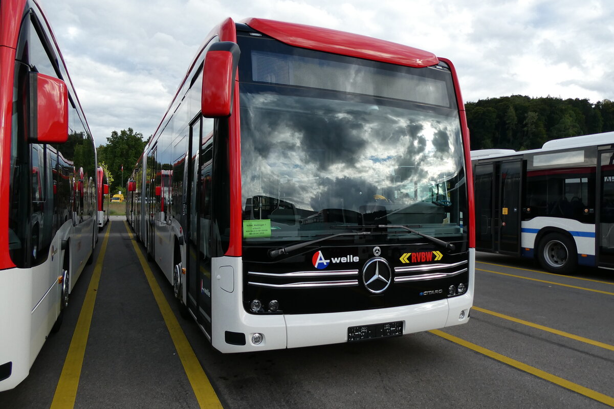 (279'607) - RVBW Wettingen - (145'908) - eMercedes am 29. August 2025 in Winterthur, Daimler Buses