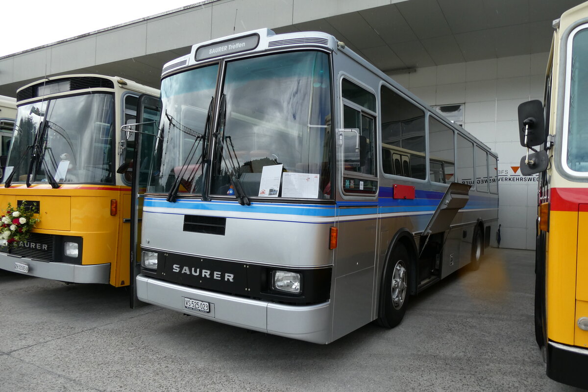 (279'675) - Pralong, Euseigne - VS 525'023 - Saurer/Lauber (ex Osterholt, Veysonnaz; ex SAPJV, L'Isle Nr. 70/PID 1302) am 30. August 2025 in Oberkirch, CAMPUS Sursee