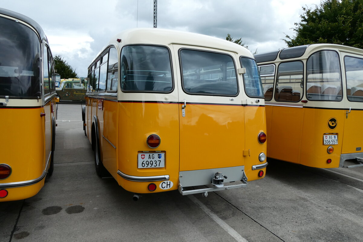 (279'751) - Bl�chlinger, Endingen - AG 69'937 - Saurer/T�scher (ex Dubach, Walde; ex Spescha, Andiast) am 30. August 2025 in Oberkirch, CAMPUS Sursee