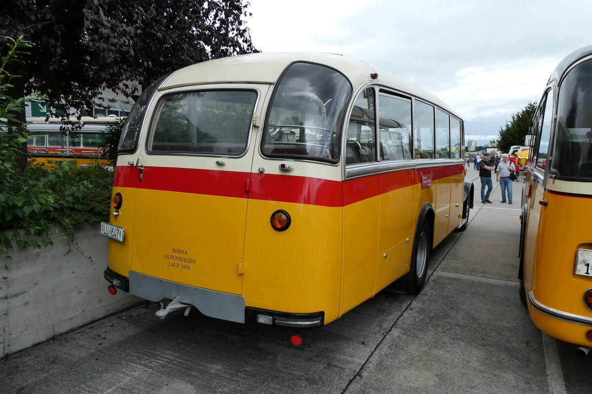 (279'753) - Huber, Oberkirch - LU 647 - Berna/Lauber (ex Ruppen, Stalden; ex Williner, Gr�chen) am 30. August 2025 in Oberkirch, CAMPUS Sursee
