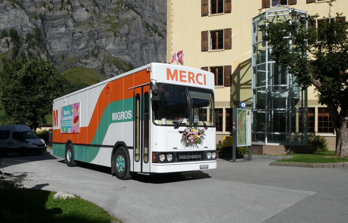 (279'937) - Migros, Z�rich - Nr. 3/ZH 876'755 - NAW/FHS am 6. September 2025 in Leukerbad, Dorfplatz
