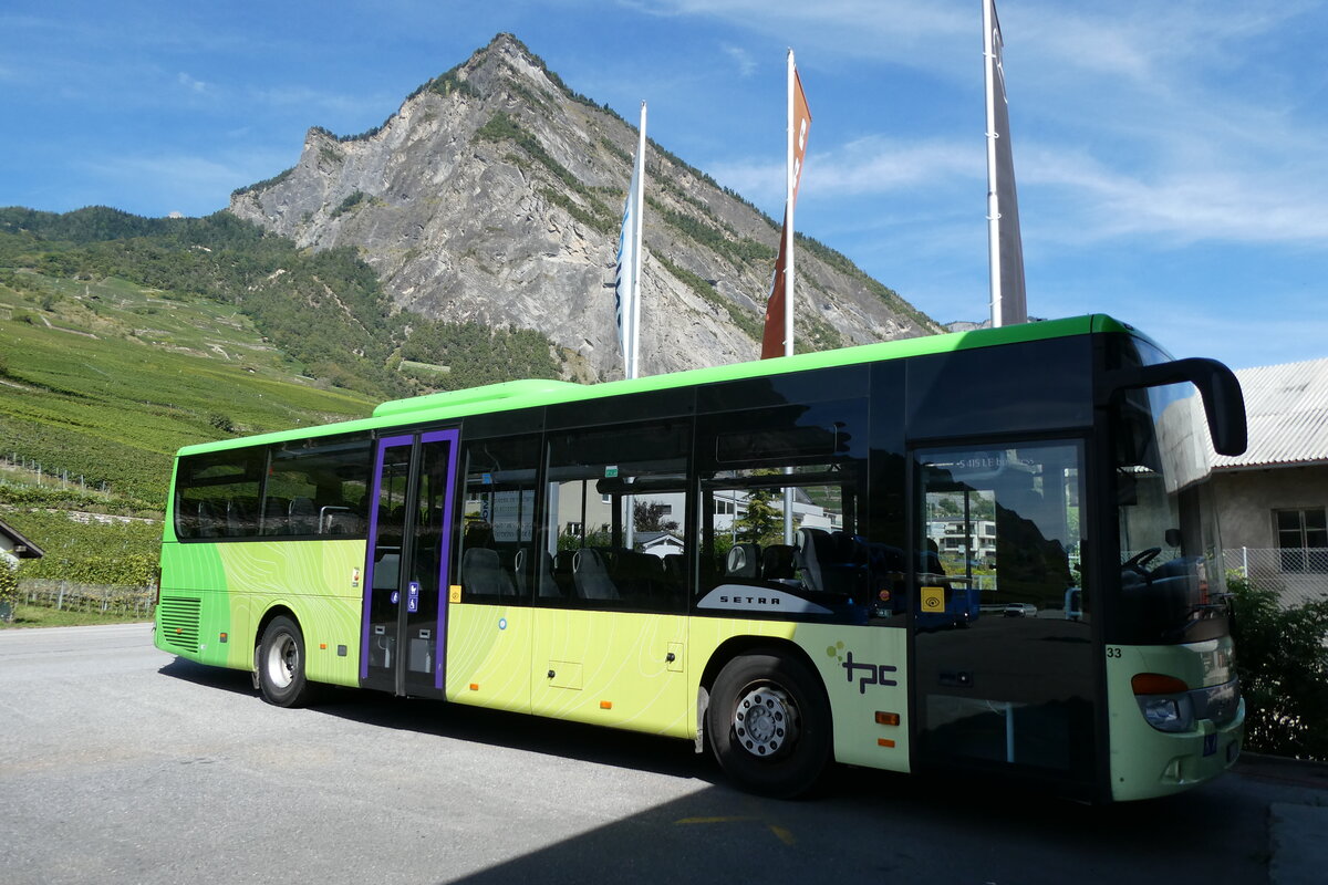 (279'973) - TPC Aigle - Nr. 33/VD 262'862 - Setra (ex Vol�nbusz, H-Budapest) am 6. September 2025 in Leytron, Garage Buchard