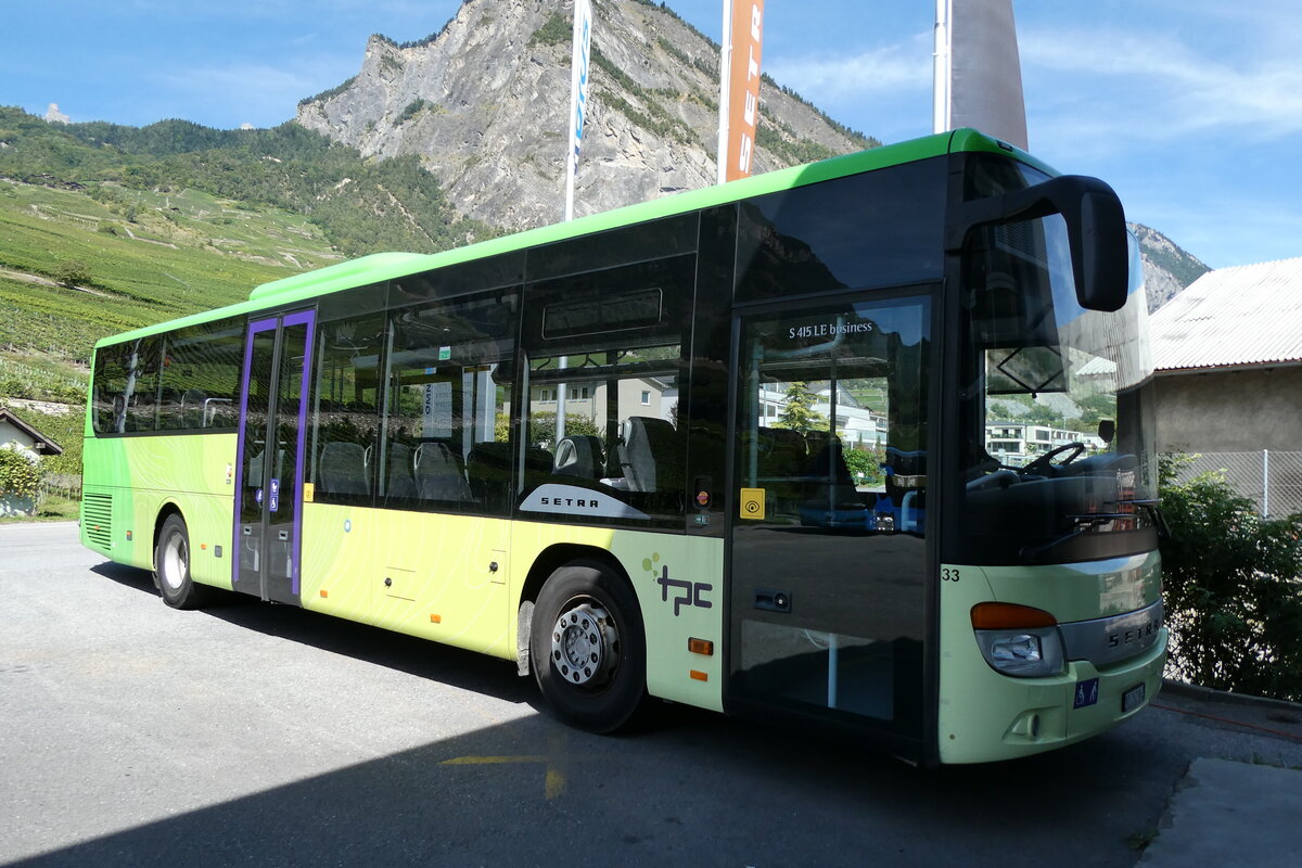 (279'974) - TPC Aigle - Nr. 33/VD 262'862 - Setra (ex Vol�nbusz, H-Budapest) am 6. September 2025 in Leytron, Garage Buchard