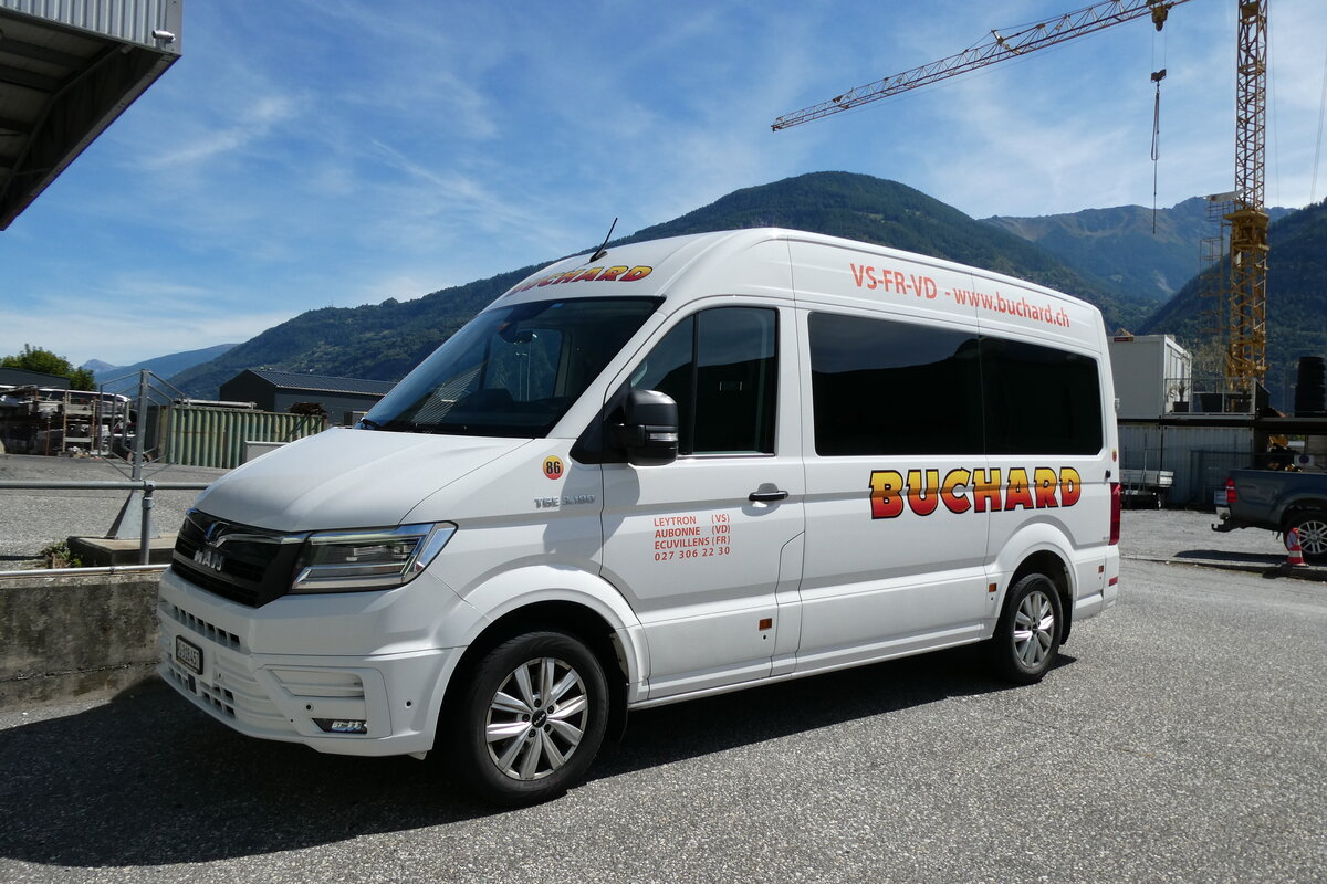 (279'980) - Buchard, Leytron - Nr. 86/VS 318'457 - MAN am 6. September 2025 in Leytron, Garage