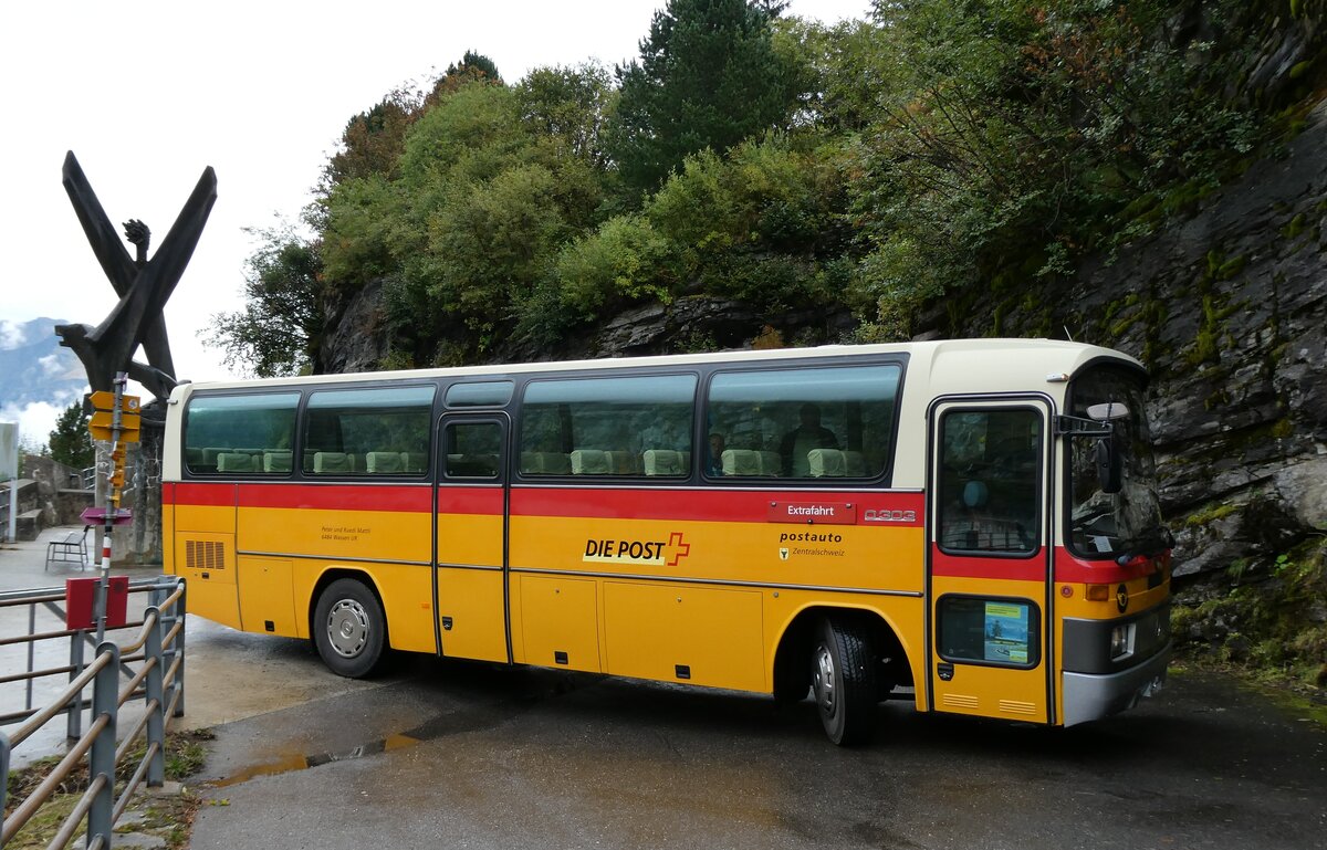 (280'126) - Buzzi, Bern - BE 910'789 - Mercedes (ex Mattli, Wassen/PID 2295) am 9. September 2025 in Zervreila, Stausee