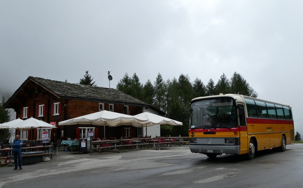 (280'171) - Buzzi, Bern - BE 910'789 - Mercedes (ex Mattli, Wassen/PID 2295) am 9. September 2025 in Vals, Zervreila