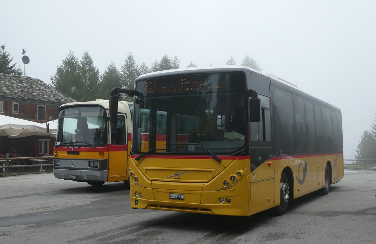 (280'174) - PostAuto Graub�nden - GR 74'221/PID 10'930 - Volvo (ex Nr. 1; ex Fontana, Ilanz Nr. 1) am 9. September 2025 in Vals Zervreila