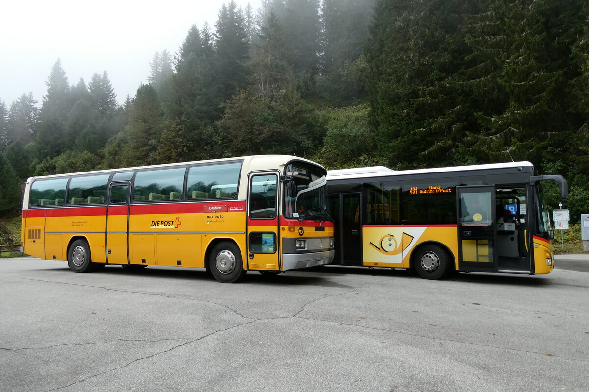 (280'176) - Buzzi, Bern - BE 910'789 - Mercedes (ex Mattli, Wassen/PID 2295) am 9. September 2025 in Vals, Zervreila