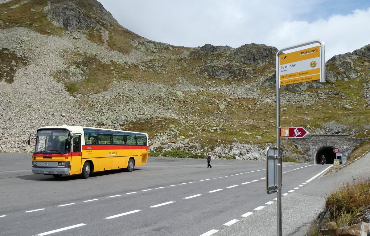 (280'271) - Buzzi, Bern - BE 910'789 - Mercedes (ex Mattli, Wassen/PID 2295) am 10. September 2025 in Susten, Passh�he