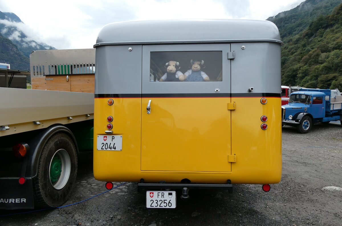 (280'381) - Schmutz, Vaulruz - FR 23'256 - Saurer/Saurer (ex Nestl�; ex P 23'019; ex P 2044) am 13. September 2025 in Iragna, Riviera