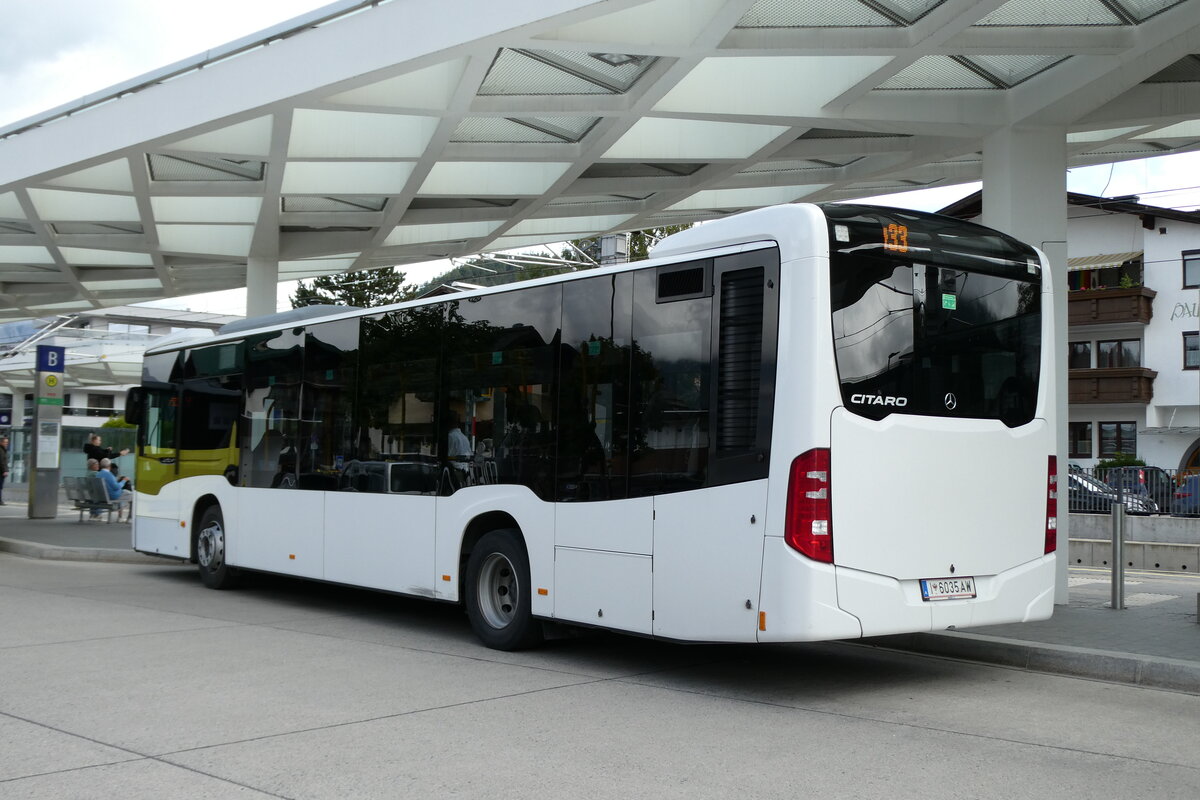 (280'450) - Breuss, Rankweil - I 6035 AW - Mercedes am 16. September 2025 beim Bahnhof Seefeld