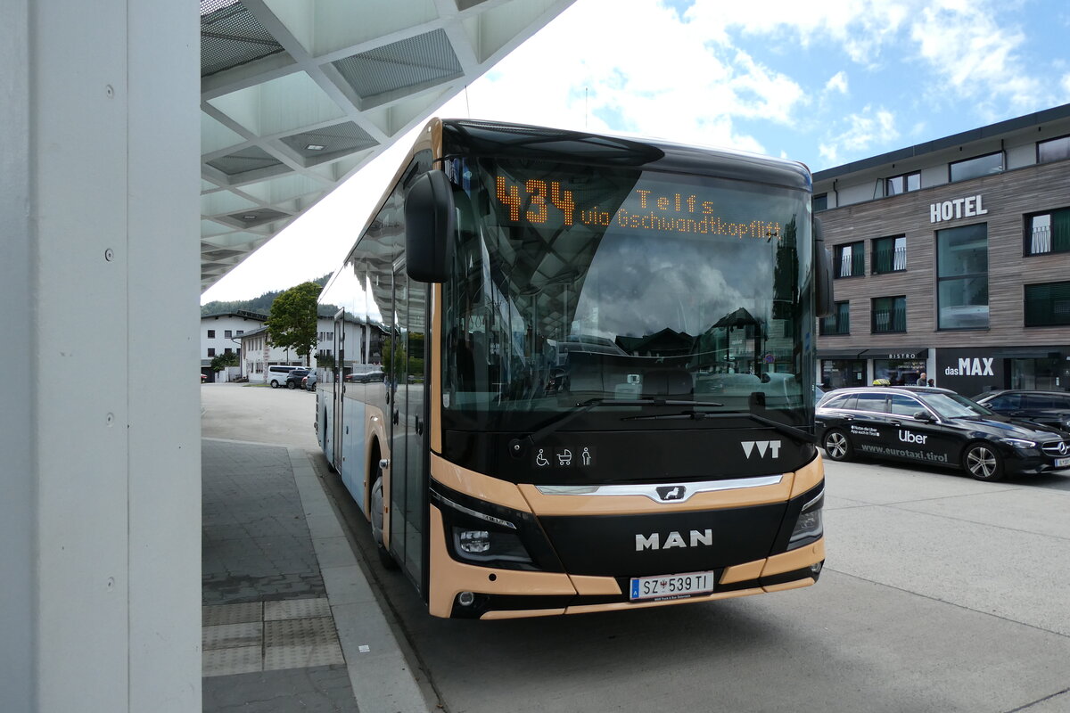 (280'461) - Breuss, Rankweil - Nr. 539/SZ 539 TI - MAN am 16. September 2025 beim Bahnhof Seefeld