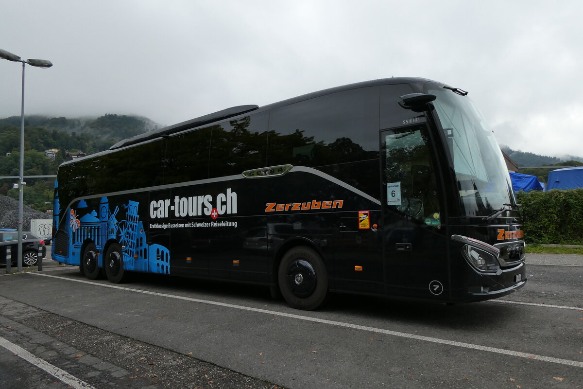 (280'667) - Zerzuben, Visp-Eyholz - Nr. 7/VS 59'848 - Setra am 24. September 2025 in Thun, Seestrasse