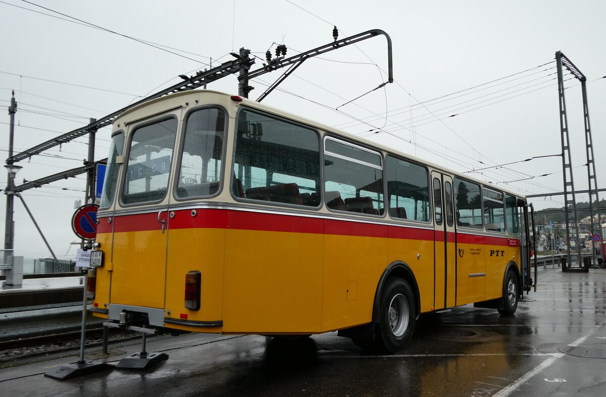 (280'676) - Birchler, Remetschwil - AG 54'039 - FBW/T�scher (ex Gerber, Winkel; ex Eggenberger, M�riken; ex Tanner, Bubendorf; ex P 24'803) am 27. September 2025 beim Bahnhof W�denswil