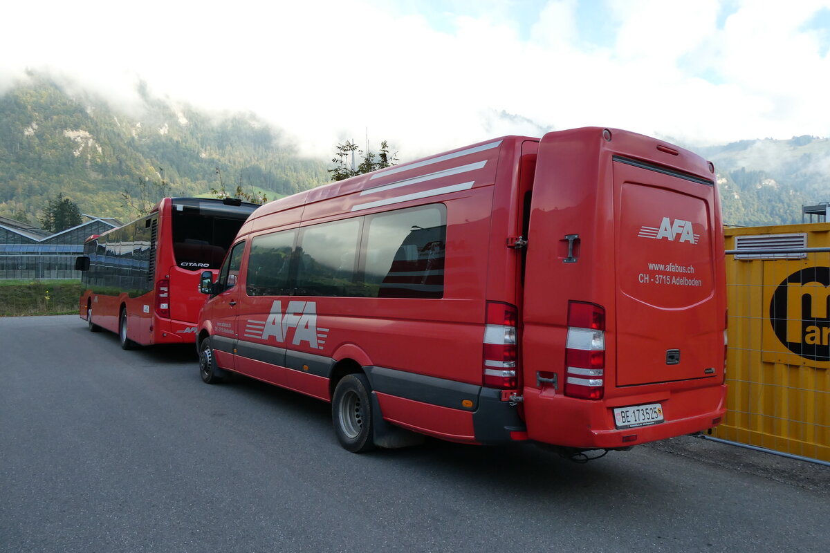 (280'841) - AFA Adelboden - Nr. 29/BE 173'525 - Mercedes am 1. Oktober 2025 in Frutigen, Garage 