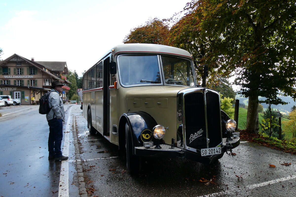 (281'005) - Steiner, Messen - SO 20'142 - Berna/Hess (ex B�rtschi, Biberen) am 5. Oktober 2025 in Waldh�usern, Kurhaus