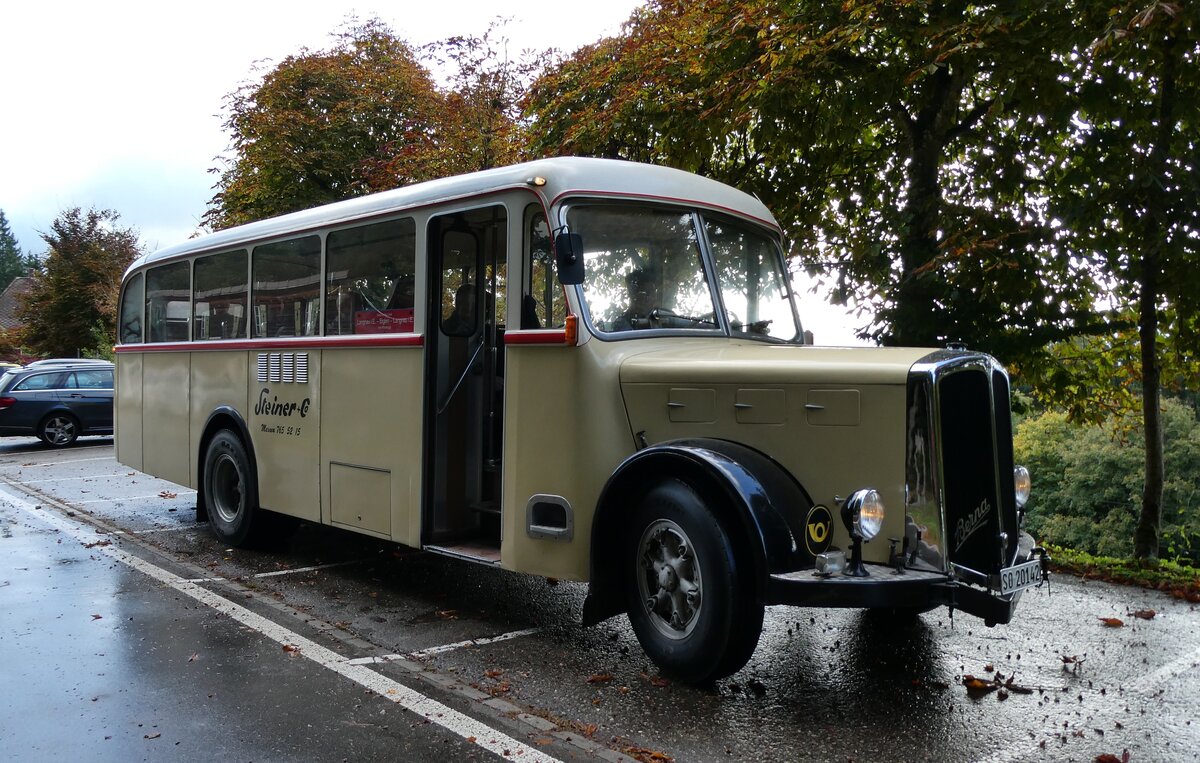 (281'006) - Steiner, Messen - SO 20'142 - Berna/Hess (ex B�rtschi, Biberen) am 5. Oktober 2025 in Waldh�usern, Kurhaus