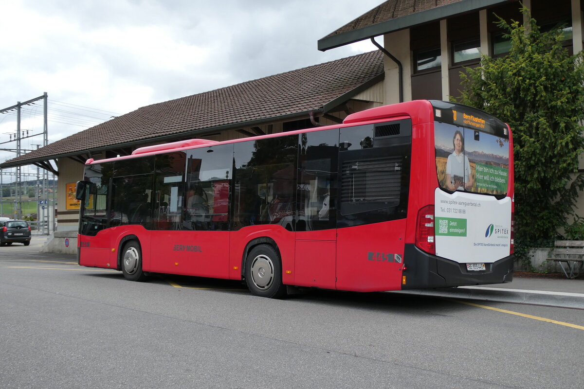 (281'028) - Bernmobil, Bern - Nr. 445/BE 855'445 - Mercedes am 5. Oktober 2025 beim Bahnhof Konolfingen