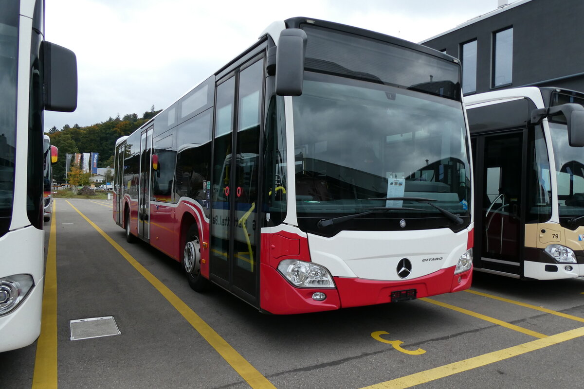 (281'173) - PostAuto Ostschweiz - PID 12'318 - Mercedes (ex PostAuto Bern; ex Wiener Linien, A-Wien Nr. 8158) am 10. Oktober 2025 in Winterthur, Daimler Buses