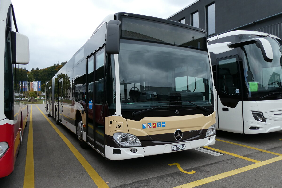 (281'177) - AZZK Zollikon - Nr. 79/ZH 166'179 - Mercedes am 10. Oktober 2025 in Winterthur, Daimler Buses