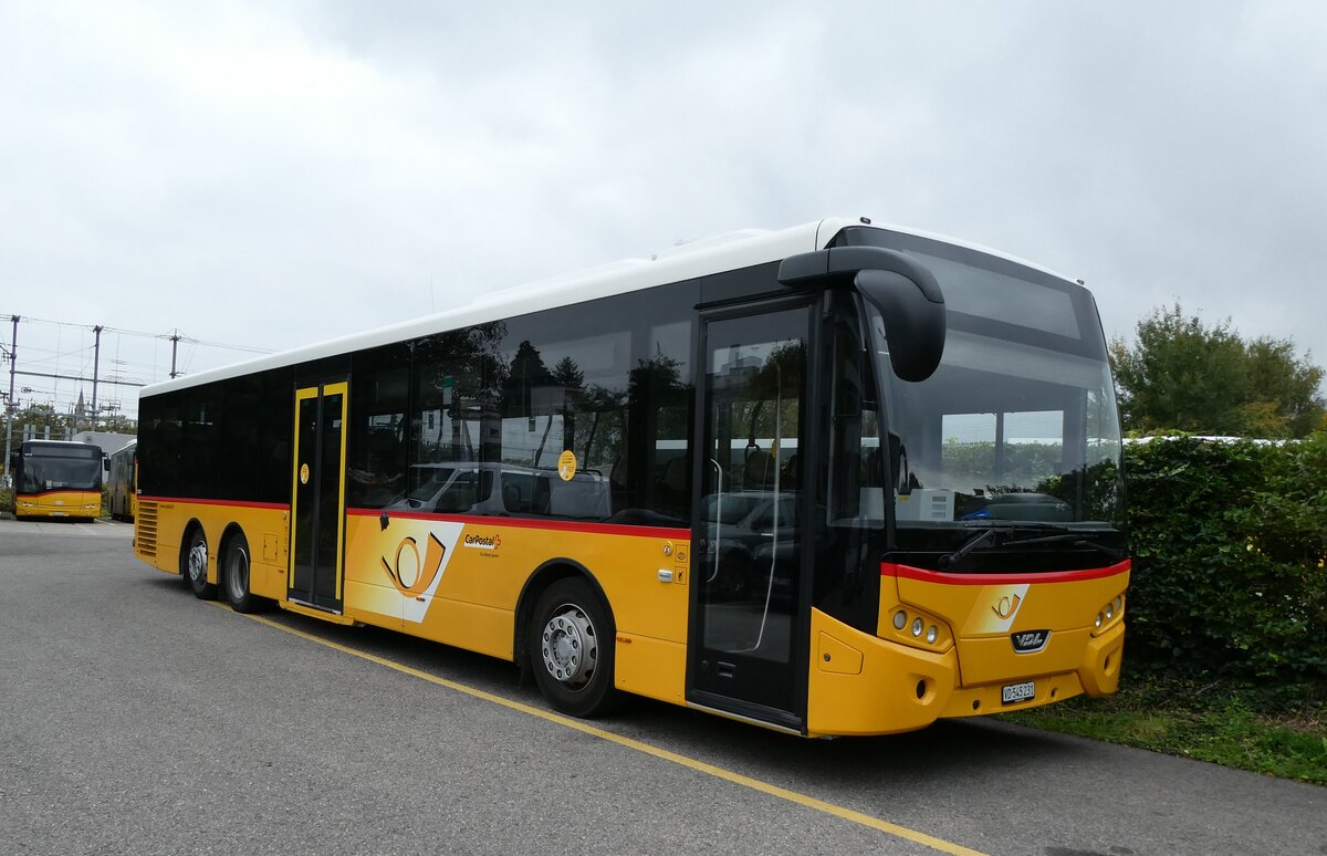 (281'241) - CarPostal Ouest - VD 545'231/PID 12'052 - VDL (ex Ballestraz, Gr�ne) am 11. Oktober 2025 in Yverdon, Garage 