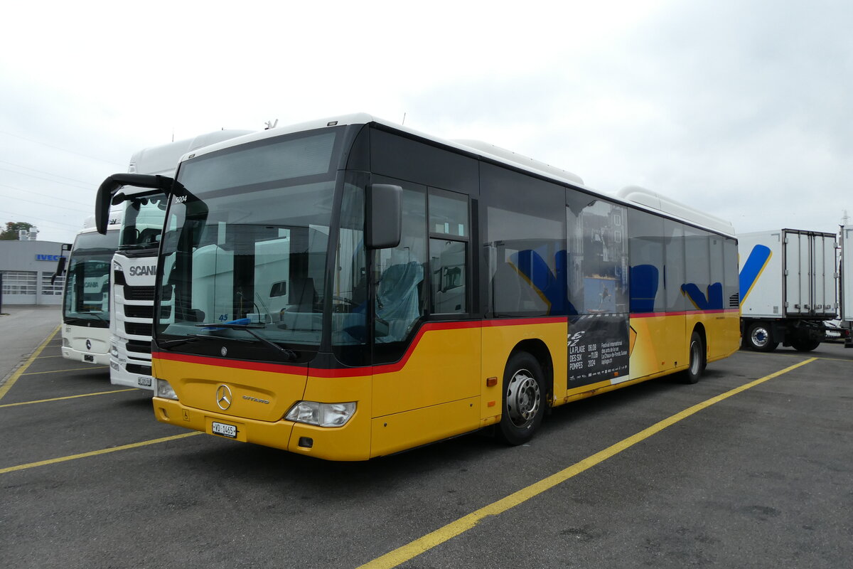 (281'289) - CarPostal Ouest - VD 1465/PID 5004 - Mercedes (ex TPB, S�deilles) am 11. Oktober 2025 in Kerzers, Interbus