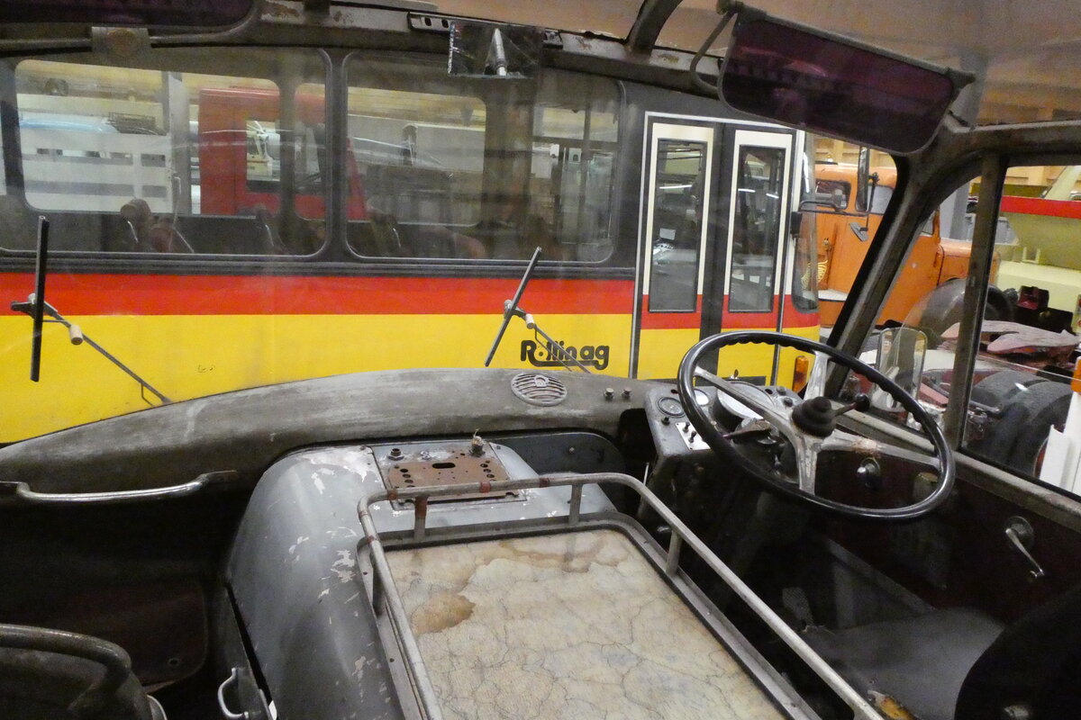 (281'590) - Koch-Sterchi, Ziefen (R�llin) - FBW/FHS am 18. Oktober 2025 in N�fels, FBW-Museum (Innenaufnahme)