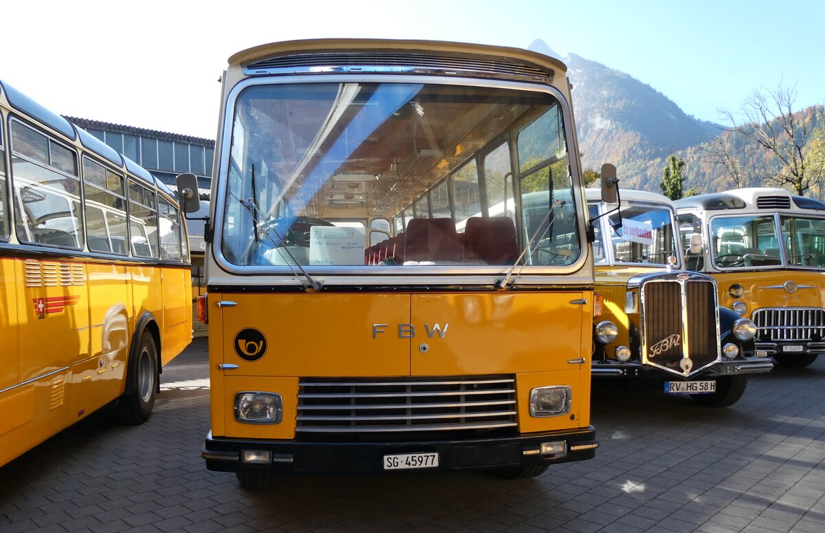 (281'639) - R�egg, R�ti - SG 45'977 - FBW/Gangloff (ex P 24'169) am 18. Oktober 2025 in N�fels, FBW-Museum