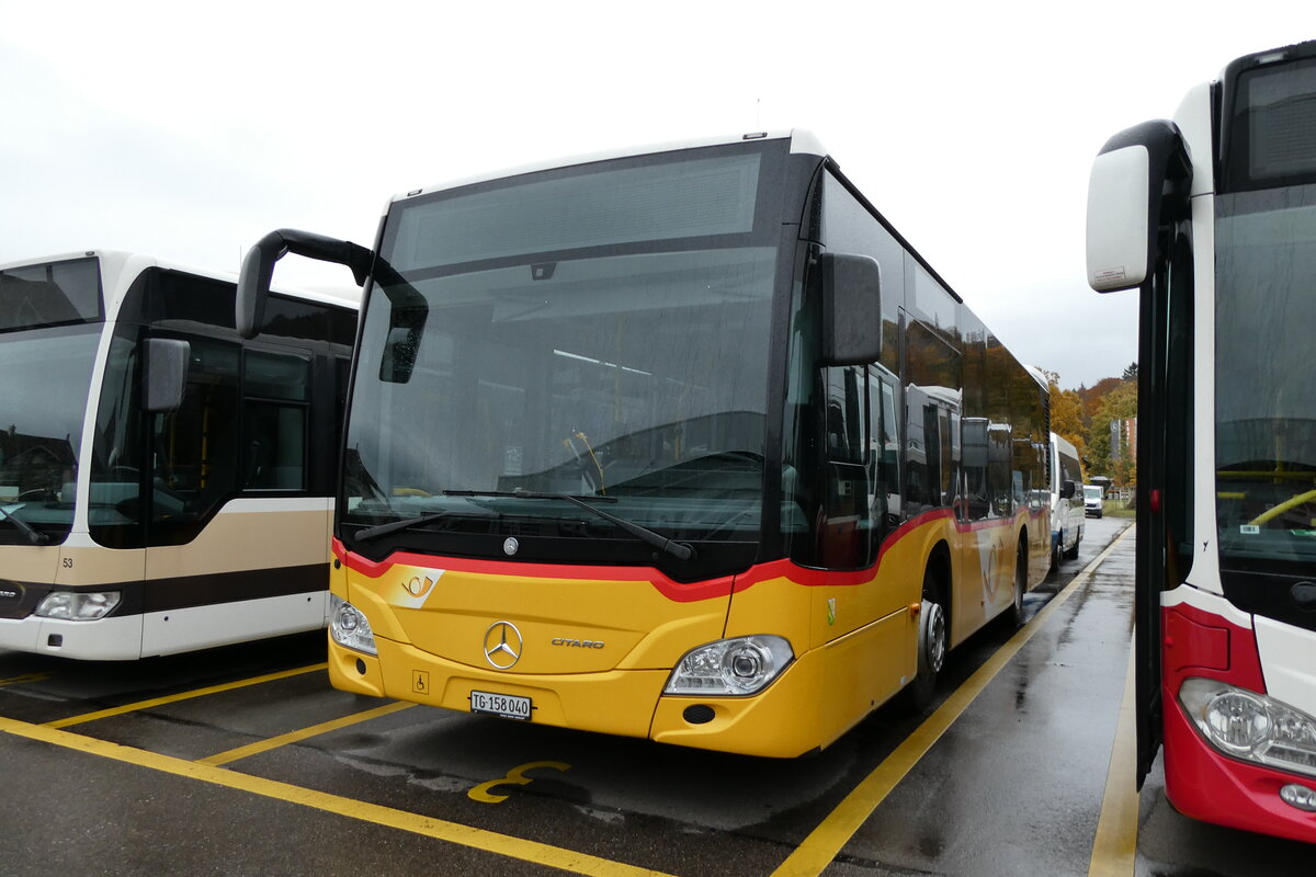 (281'816) - PostAuto Ostschweiz - TG 158'040/PID 11'234 - Mercedes am 25. Oktober 2025 in Winterthur, Daimler Buses