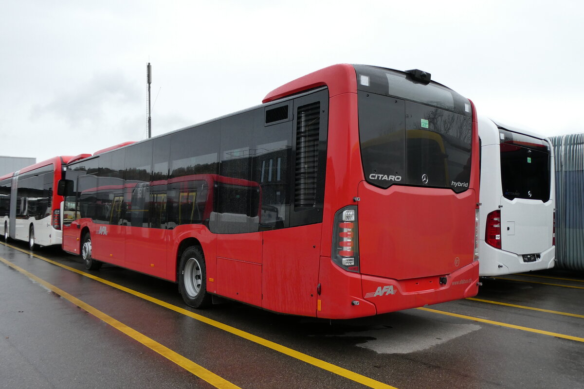 (281'823) - AFA Adelboden - Nr. 91 - Mercedes am 25. Oktober 2025 in Winterthur, Daimler Buses